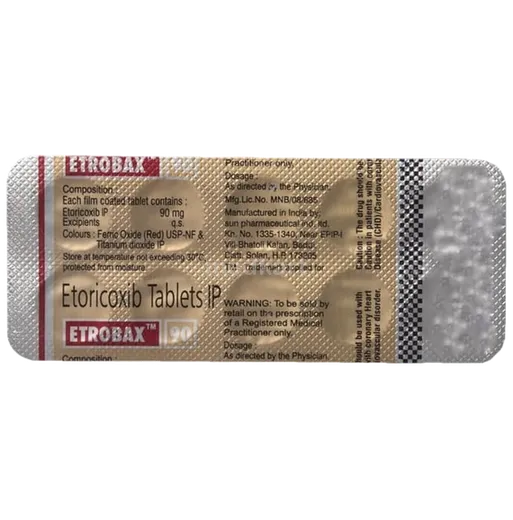 etrobax 90mg tablet 10's